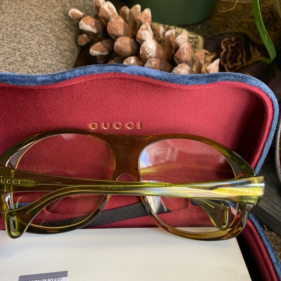 ⛔️SOLD⛔️Authentic GUCCI 60 Aviator acetate optical glasses/Sunglasses - Picture 9 of 12